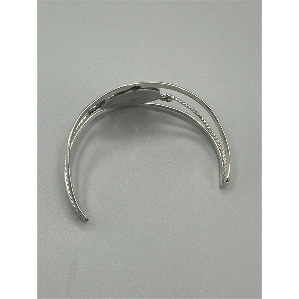 Antique Mexico Alpaca Cuff Bracelet #924 - Picture 8 of 11